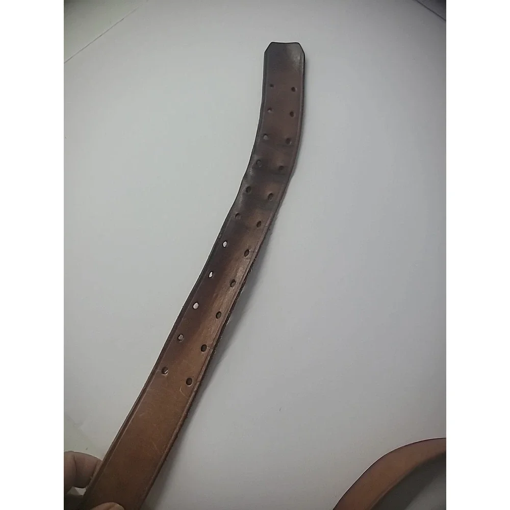 Vintage Wilsons Leather Genuine Julian Men Belt Double Prong L Large‎ 38-40 Brn